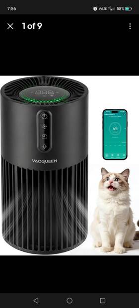 Vacqueen 313025787758 Air Purifiers For Bedroom Smart Wifi Hepa Purifier Home Pets