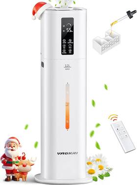 Va-hm03 Vagkri 12l Humidifiers For Large Room Last 120 Hours Cover Up To White