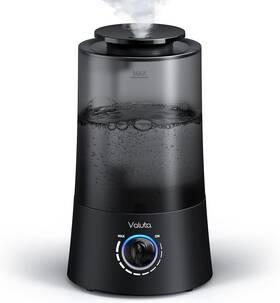 Gl-1825a Valuta Humidifiers For Bedroom - 4l Cool Mist Humidifier Top Fill Oil Diffuser Black