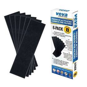 Veva 193571157720 Replacement Pre Filter 6 Pack Compatible With Germ Guardian Air Purifier Mo