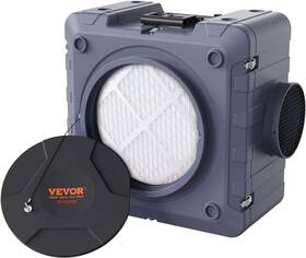 Vevor 197988295563 Air Scrubber Hepa 550 3 Stage Filtration Stackable Negative Machine