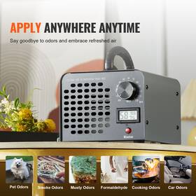 Gycyfsq0120mzskul Vevor 36000mg/h Ozone Generator Machine Air Purifier Ionizer Ozonator Timer Home