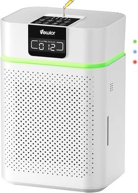 Pm2.5 Vewior 313052184162 Air Purifier For Home 1800 Ft Coverage Monitor And Quality Light