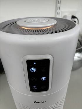 B-d02u Vewior Air Purifier For Home Large Room With Night Light No Remote