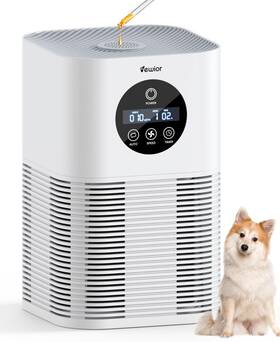 Hqkj-80 Vewior Air Purifiers For Bedroom Home Cleaner With Pm 2.5 Display Quality Timer