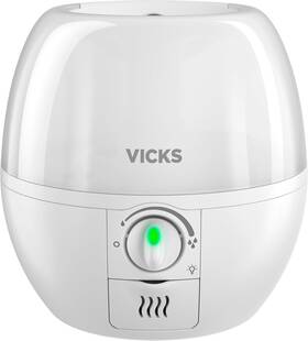 Vul500 Vicks 3-in-1 Sleepytime Humidifier No. 1 Brand Recommended By White