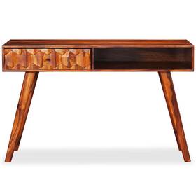 245145 Vidaxl Writing Table Acacia Wood Brown Solid