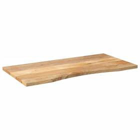 370204 Vidaxl Desk Top Natural Mango Wood