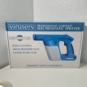 Viruserv 720665754550 Vh Protector Handheld Electrostatic Disinfectant Sprayer
