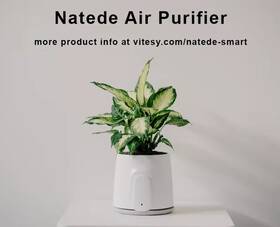 Vitesy 054314920495 Natede Plant-powered Natural Air Purifier By