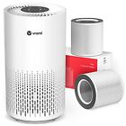 Vremi True Hepa Large Air Purifier With 2 Pack Extra Filter Bundle For Home Off