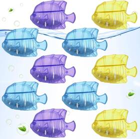 90261 Vzznn 10pc Humidifier Cleaner Fish Universal Tank Blue Purple Yellow