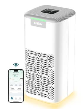 1570 Welov 741365110309 Smart Air Purifiers For Home Large Room Wifi Alexa Control Sq. F
