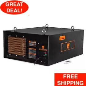 307410376 Wen Remote-controlled Industrial-strength Air Filtration System 556/702/1044 Cfm