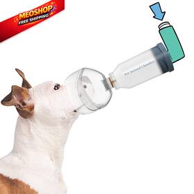Whalesing 726954657298 Canine Aerosol Chamber Inhaler Small-cats And Puppies Transparent