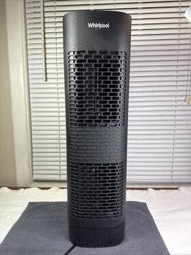 Wpt80b Whirlpool Whispure T80 True Hepa Air Purifier Tower Floor Model Black Digital