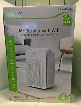C545 Winix 809490582568 True Hepa 4 Stage Air Purifier With Wi-fi 360sq Ft New