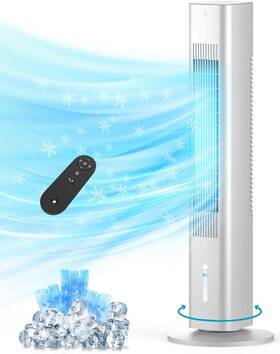 Ts04-b Zengaleflow Windowless Portable Air Conditioners 35 Inch Evaporative Cooler With 1.2l Water Tank