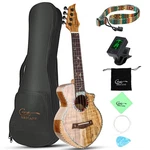 Concert Ukulele 23 Inch UKS-2, 4 Strings Ukeleles For Beginners, Sapele Hawai.... Fixed Price $154.12.