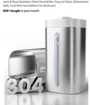 Jack & Rose Stainless Steel Humidifier, Easy Ultrasonic Silvery. Fixed Price $70.00.