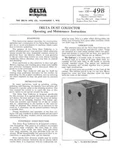 Delta Rockwell Dust Collector Instructions. Fixed Price $20.24.