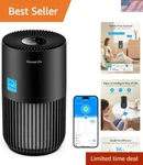 Whisper-quiet Mini Air Purifier With Energy Star Certification & Smart Features. Fixed Price $74.99.