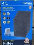 Holmes Enhanced Odor Filter Carbon 4-PACK HAPF60 New Sealed. Fixed Price $10.99.