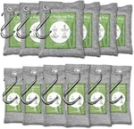 12 Pack Bamboo Air Purifying Bag, Activated Charcoal Bags Essential. Fixed Price $33.10.