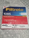3M Filtrete Air Filter 1085 Reduces Dust Allergens 2-PACK New Sealed. Fixed Price $14.25.