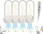 4 Pack Plug-in Air Purifier Night Light, Ionic Freshener For Odors & Dust. Fixed Price $83.99.