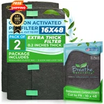 Breathe Naturally Universal Cut To Fit Activated Carbon Air 2 Pack, Black. Fixed Price $38.98.