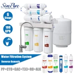 100 Gpd 6 Stage Alkaline Reverse Osmosis Drinking Water Filter System Purifier. Fixed Price $135.99.