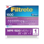 Filtrete High Performance Air Filter 1500 Mpr 2015DC-4, 25 In X. Fixed Price $42.39.