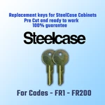 FR1-FR200. New Keys For Steelcase File Cabinet Locks. Pre Cut To Your Code.. Fixed Price $11.99.