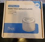 Hopelife Nano H13 True Hepa Filter Compatible With Levoit Core 300 Air Purifiers. Fixed Price $19.99.
