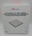 Lifesupplyusa ER580 Replacement Filter 3-IN-1 Set 12.1X11.42X1.1" New Pack. Fixed Price $20.80.