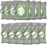 Air Purifying Bamboo Charcoal Bags Absorber Deodorizer 12CT Vitscan. Fixed Price $33.99.