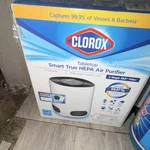 Clorox Tabletop Smart True Hepa Air Purifier Wi-fi App Control Night-light. Fixed Price $18.00.