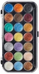 Yasutomo NPWC21 Pearlescent Set, 21-COLORS,WATERCOLOR Paint. Fixed Price $15.19.