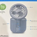 Air Innovations AI-3000 Tabletop Fan & Purifier Uv-c Light Permanent Filter. Fixed Price $45.14.