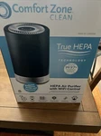 Comfort Zone Clean Hepa Air Purifier With Wifi Control CZAP101SBK. Fixed Price $85.00.