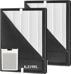 2 Pack KJ190L Replacement Filter,only Compatible With Mooka Air Purifier. Fixed Price $31.13.