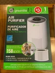 Greenlite 15W Air Purifier True Hepa H13, 3-STAGE, Touchscreen, Covers 158 Sq Ft. Fixed Price $22.99.