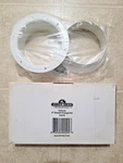 Hydrofarm HAF6 Habitat Dual Double Kit 6" Active Air Flange White Brand New. Fixed Price $13.00.