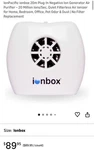 Ionpacific Ionbox - Highest Output Negative Generator & Portable Air Ioni.... Fixed Price $79.99.