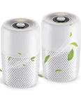 2-PACK White Hepa Air Purifier Portable Home Bedroom Office Usb Quiet Cleane. Fixed Price $20.00.