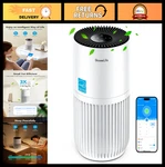 Mini Purifier For Bedroom - Smart Hepa Filter, App Control, Pet Hair, Odors,. Fixed Price $92.69.