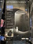 Lg 8,000 Btu Smart Portable Air Conditioner, Cools Up To 350 Sq Ft. Fixed Price $249.00.