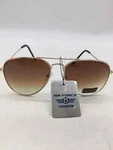 Air Force 8AF101 Gold Aviator Sunglasses Brown UV400 Lens. Fixed Price $12.99.