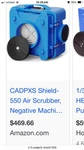 Cadpxs Shield 550 Negativel Machine Airborne Cleaner New. Fixed Price $155.00.